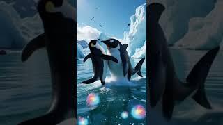 Muscular Penguin  Ocean Adventure Animation! Fins & Feathers Titans of the Tide