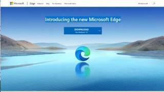 Download the new Microsoft Edge  based on Chromium