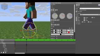 How to animate walking? / Анимация ходьбы в Mine-Imator