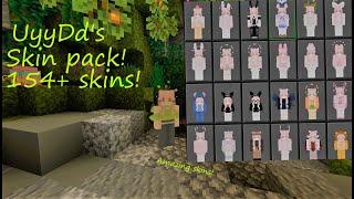 Cosmetics Pack || 154+ UyyDd Original 4D skins working on HIVE (1.19+)!