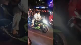 Virall!!! Wanita geber motor Dilempar petasan!!! #trending #tiktok