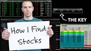 How I Find Stocks to Trade (Day Trader Strategy)