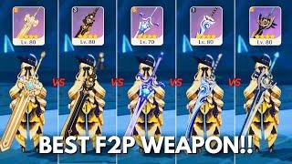Best F2P WEAPON for C0 Navia!! Archaic or Ultimate?? [Genshin Impact]