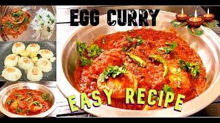 4K | Egg Curry Masala | Anda Curry | Easy Recipe