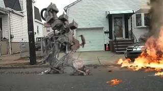 robot destroying van in perth amboy(fxguru_effect)