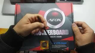 Unboxing / Overview - Placa mãe AFOX IH110-MA4-V2 LGA 1151 INTEL H110 MOTHERBOARD