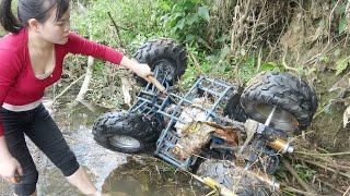 FULLY Restoration Motorcycle ATV | Restoring And Repair Abandoned Motorcycle ATV Soak In Water