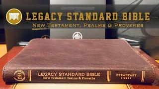 Bible Review: Legacy Standard Bible in Patina Brown Italian Cowhide by Steadfast