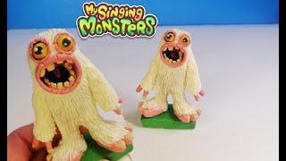 Мамунт из игры My Singing Monsters из пластилина. Мои поющие монстры.