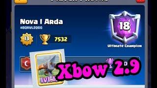 Arda Xbow Cycle 2.9 Gameplays - Clash Royale