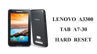 Hard Reset Lenovo A3300 Tab A7-30 Сброс Настроек