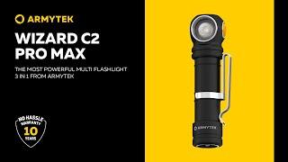 Armytek Wizard C2 Pro Max — flagship product in multi flashlight lineup