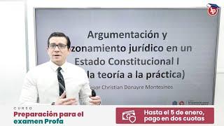 Clase gratuita: Argumentación y razonamiento jurídico