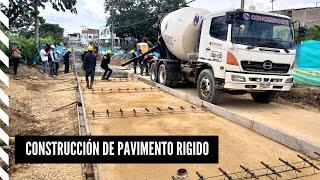 Proceso Constructivo de un Pavimento Rígido - Como se Realiza - Construcción en Zonas Urbanas