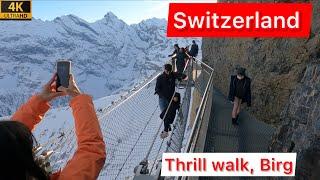 Switzerland 4K | Birg | The Jaw-Dropping Birg Thrill Walk at Schilthorn #switzerland