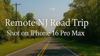 Peaceful Road Trip Through a Remote NJ Village | iPhone 16 Pro Max Cinematic Drive ️