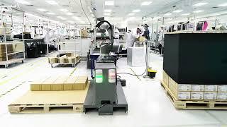 TM ROBOT ỨNG DỤNG XẾP PALLET - TM Palletizing Operator in Techman Thailand