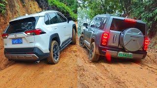 Toyota RAV4 2.5L Hybrid vs Haval Raptor 1.5T hybrid | Off-road 4x4 Battle