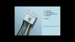 HP EliteDesk 800 G1 Big Tower (TWR) Power Supply P2 Small Connector Pinout Safe Tabs Down