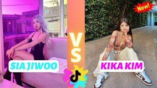 Sia Jiwoo vs Kika Kim Xo Team Dance Hot Tiktok 2022  Feels New Tiktok Dance Challenge Compilation