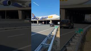 PART 1 BOEING 747-47UF ATLAS AIR (ALMATY TO AMSTERDAM) LANDED SCHIPHOL AIRPORT / PLANE / N408MC