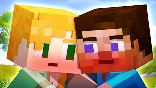 Steve And Alex sweet Moments | Babu Tech | Prisma 3D Minecraft Animation