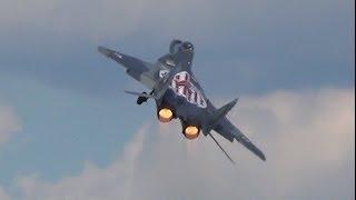 MiG-29 Fulcrum AMAZING POWERFUL Display @ ILA Berlin Air Show 2014! (1080p)