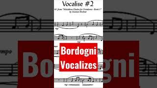 [TRUMPET VOCALISE ETUDE] Marcos Bordogni Vocalise for Trumpet #20 (Demo Solo and play-along)