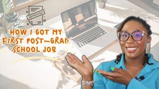 **TOP** Tips To Secure Your First Post-Grad Job| Securing A Job In Social Work Field