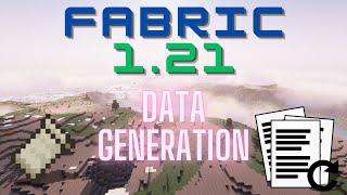 Fabric 1.21.1 Modding Tutorial - Data Generation