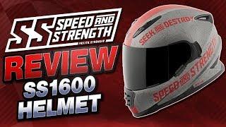 Speed and Strength SS1600 Helmet Review from Sportbiketrackgear.com