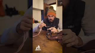 Rock Climbing Chat: An alternative way to girth hitch / larks foot a sling to your harness #shorts