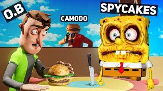 Something's Wrong With SPONGEBOB in Garry's Mod!! (Gmod Hide and Seek)