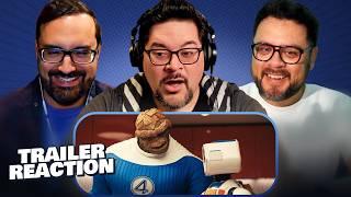 THE FANTASTIC FOUR: FIRST STEPS LOOKS... FANTASTIC! | Trailer Reaction • Marvel Studios • The Thing