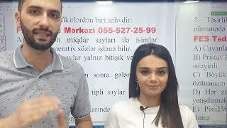 MİQ İBTİDAİ / İXTİSASDAN QƏBUL TİPLİ SUALLAR / FES TƏDRİS MƏRKƏZİ