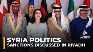 EU and Arab leaders discuss Syria sanctions relief at Riyadh summit