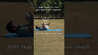 Yoga for gut health and digestion | knees to chest #shorts #yogaforbeginners