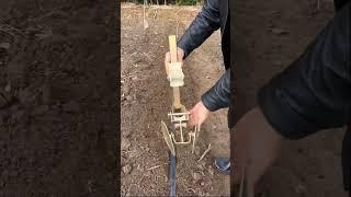 Shallow drip irrigation tape shallow wife feet #Sannong tools #farmingtools #agriculture #farmtools