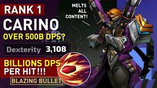 Rank 1 Carino ftw! This【Machine Gun Build】Melts ALL CONTENT! | 3K DEX + Blazing Bullet【TLI SS3】