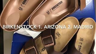Birkenstock Madrid and Birkenstock Arizona | unboxing & on feet
