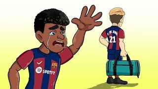 Frenkie de Jong’s Departure from Barcelona: What Went Wrong?! - Football Animation