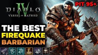 STRONGEST Firequake HOTA Barbarian Season 6 | Diablo 4