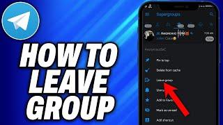 How To Leave Telegram Group (2024) - Easy Fix