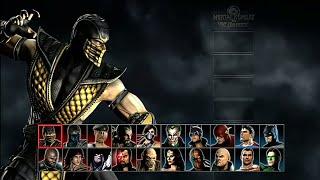 Mortal Kombat Vs DC Universe [Xbox One X] - Arcade Mode - Scorpion