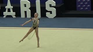 Faustine LAGE cerceau - 2025 Championnats de France Junior AA