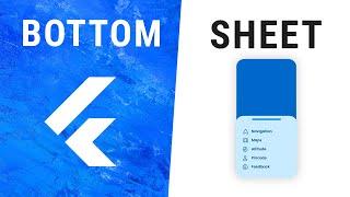 Flutter BottomSheet Widget