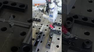 Fully automatic robotic laser welding machine - Faucet welding assembly - Result XTLASER #welding