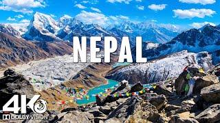 NEPAL 4K  Scenic Relaxation Film with Peaceful Relaxing Music  Video Ultra HD