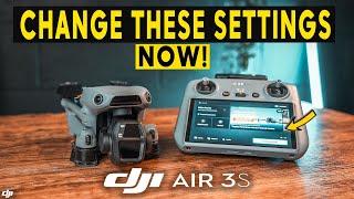 DJI Air 3S - CHANGE THESE DJI FLY SETTINGS IMMEDIATELY!