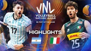Argentina  vs. Italy  - Highlights | Week 1 | Men's VNL 2025